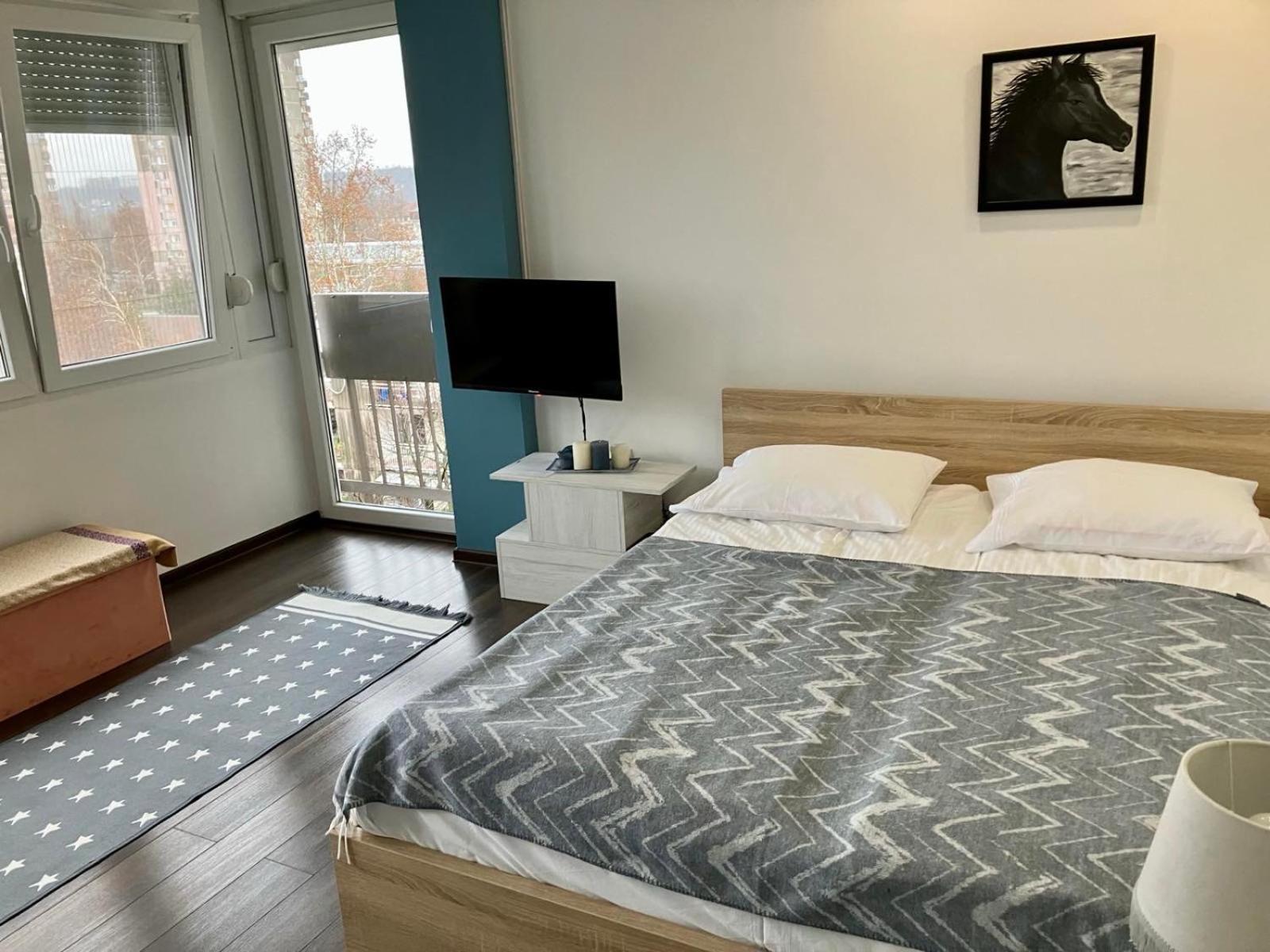 Blue Moon Apartment Novi Sad Bagian luar foto